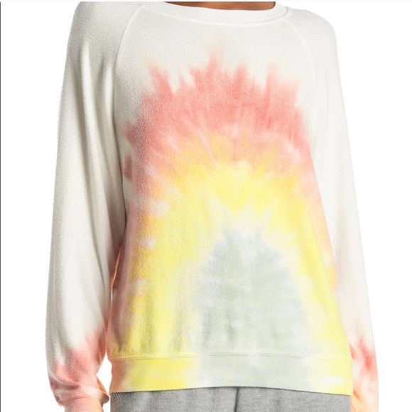 NWT Wild fox Rainbow Sommer Tie Dye Jumper - Picture 12 of 14